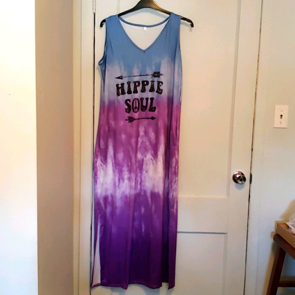 Long hippie soul dress